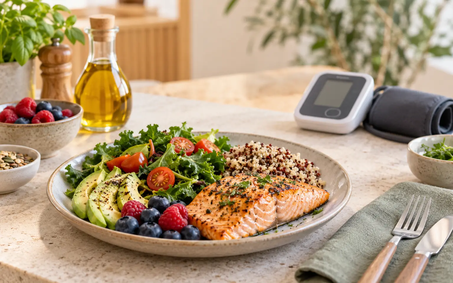 Alimentación equilibrada para enfermedades crónicas