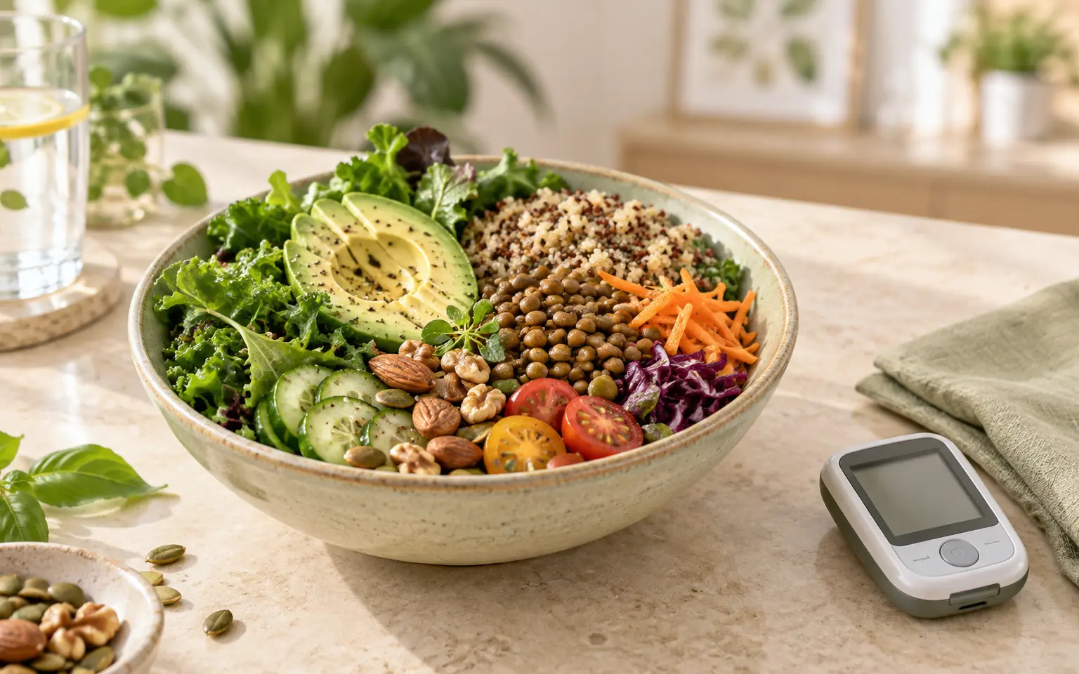 Alimentos saludables para el cuidado metabólico